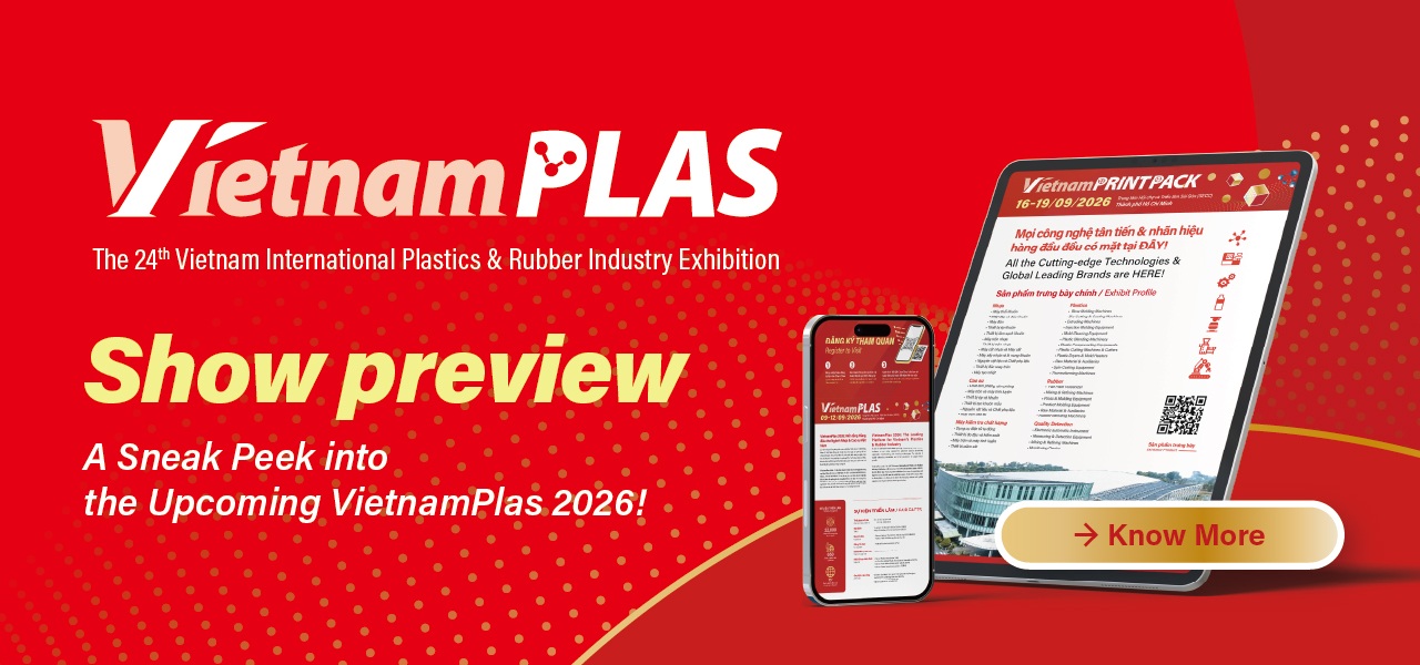 Vietnam International Plastics & Rubber Industry Exhibition Banner