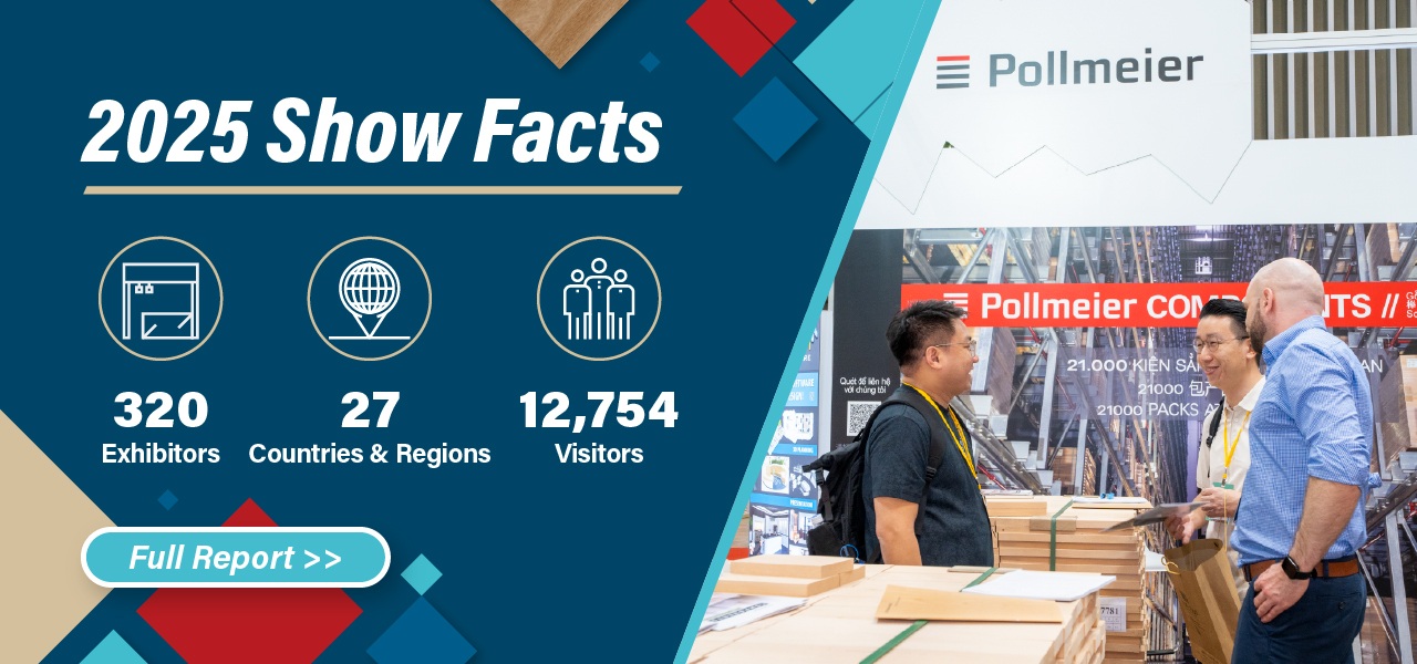 Vietnam International Woodworking & Furniture Accessories, Hardware & Tools Exhibition Banner