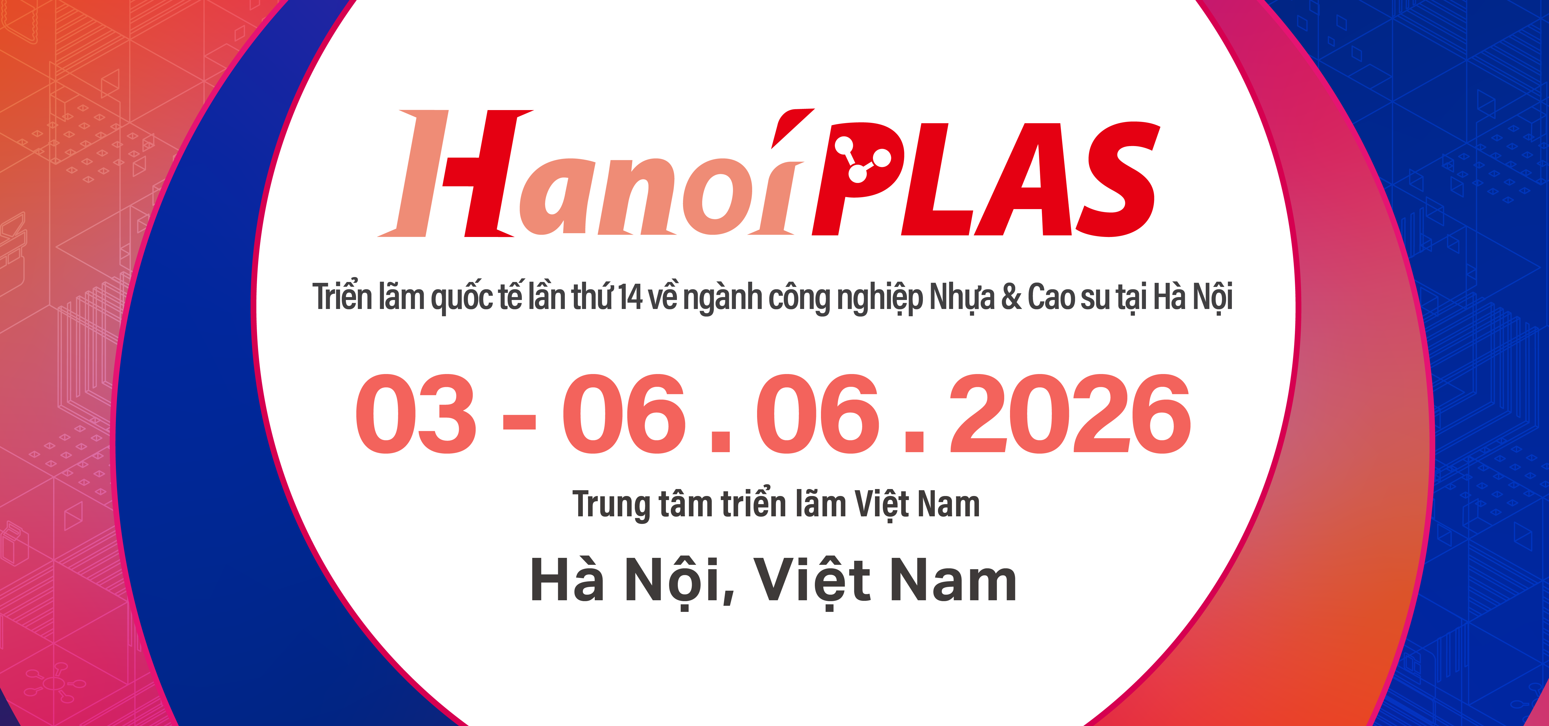 Hanoi International Plastics & Rubber Industry Exhibition Banner