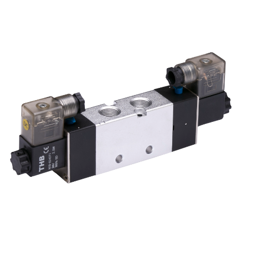 五口二位雙線圈電磁閥 輝寶實業有限公司 22台北國際自動化工業大展