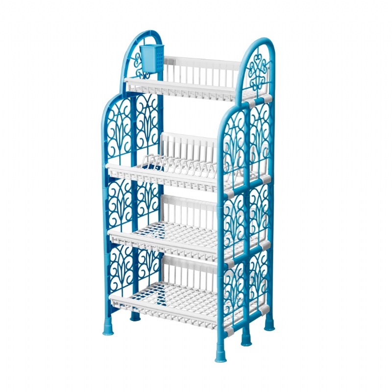 NPOLY Premium Kitchen Rack4 Step (Without Dish Part)NATIONAL FITTINGS