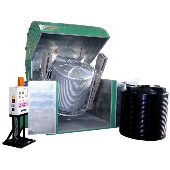 Clamshell Series Single Station Biaxial Rotational Moulding Machine